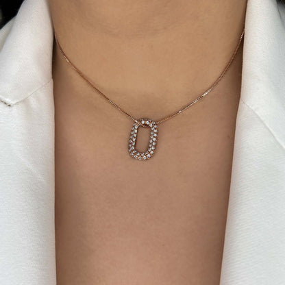 oval necklace (666)