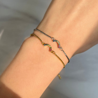 Mini rainbow bracelet (953)