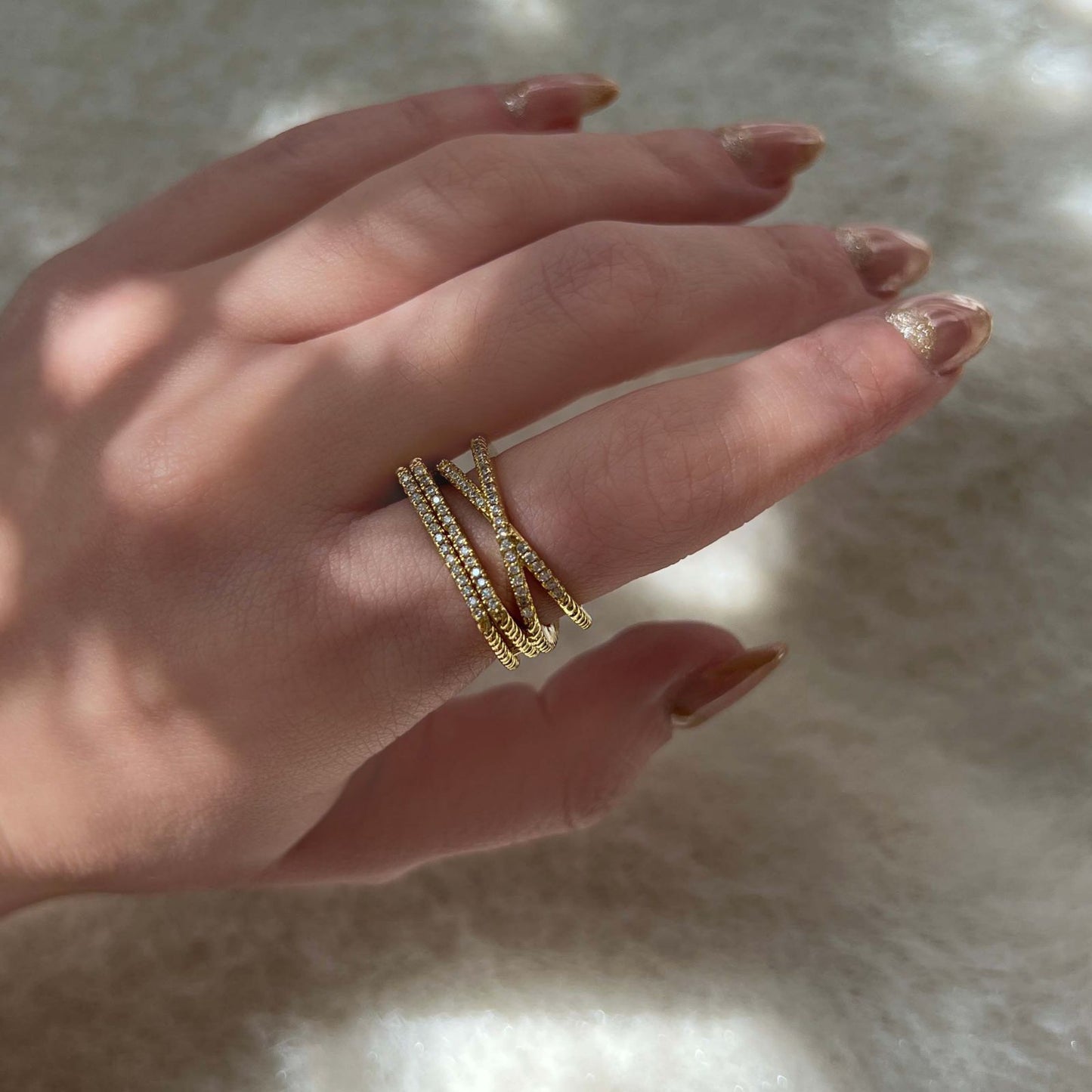 Stackable pave ring (NA51)