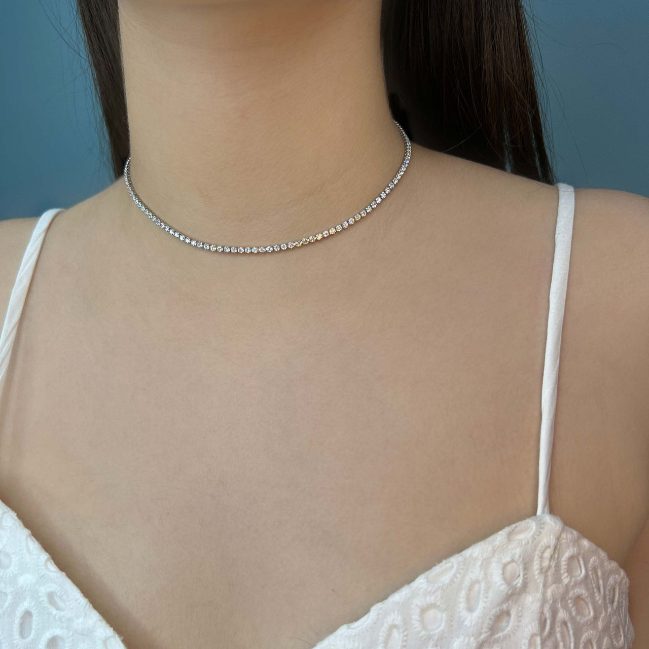 Choker Zirconia AAA 2mm