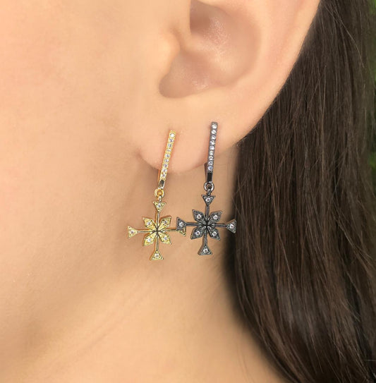 Wind rose earring (823)