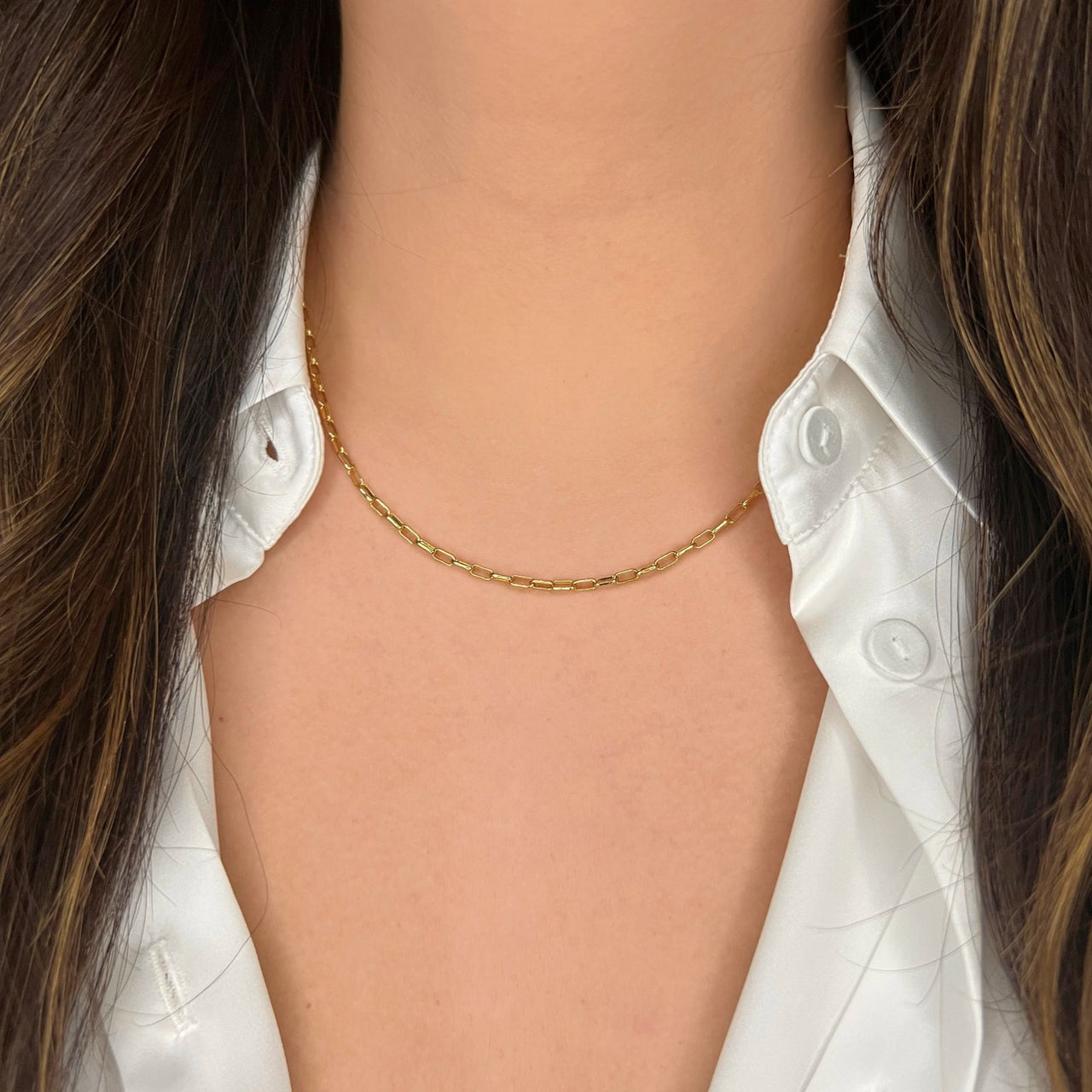 Dainty Cable Chain Necklace (NA32)