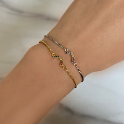 Mini rainbow bracelet (953)