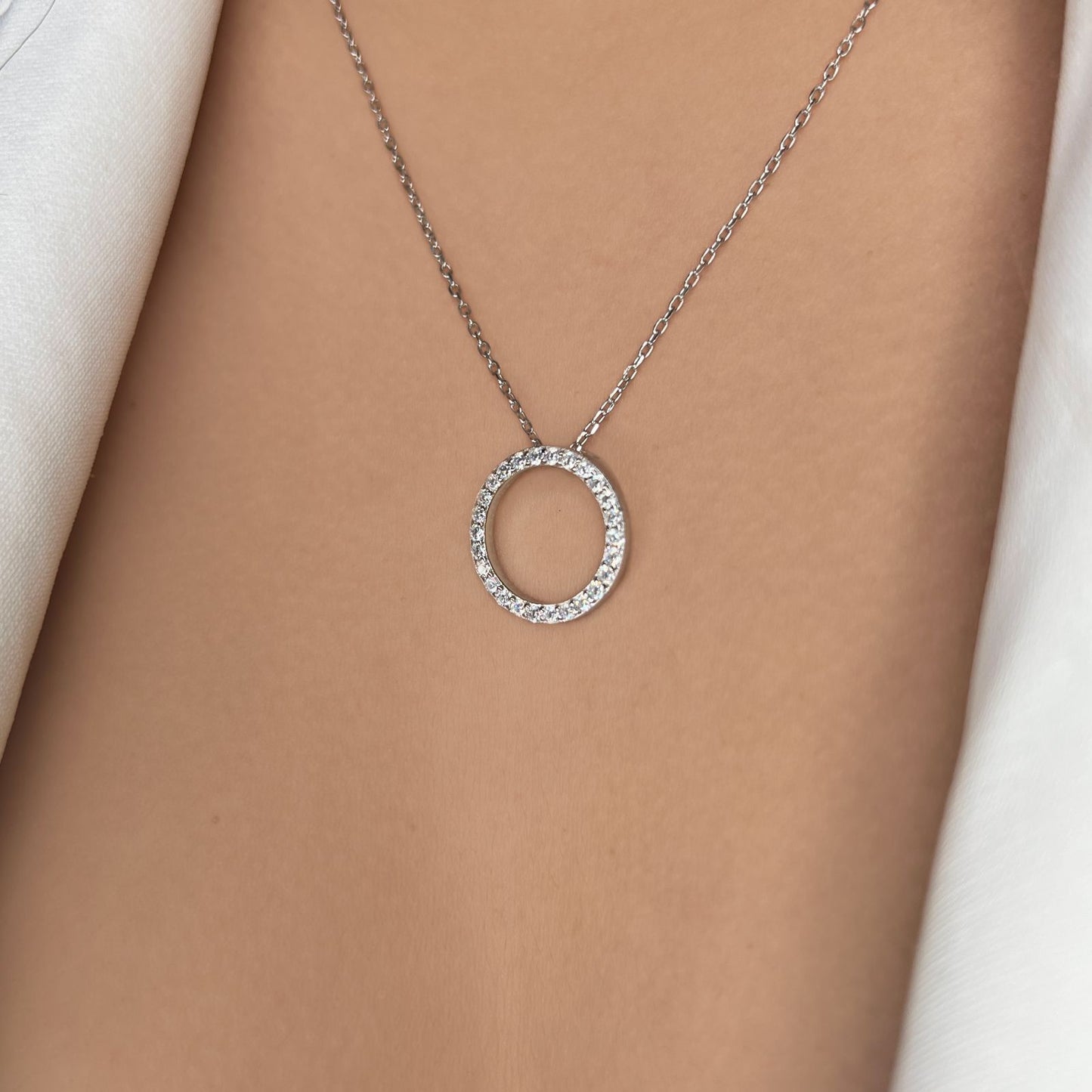 Bling Circle Necklace