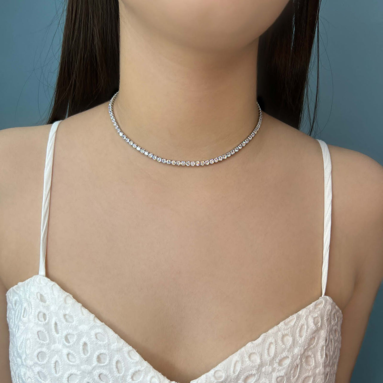 Choker Zirconia AAA 3mm
