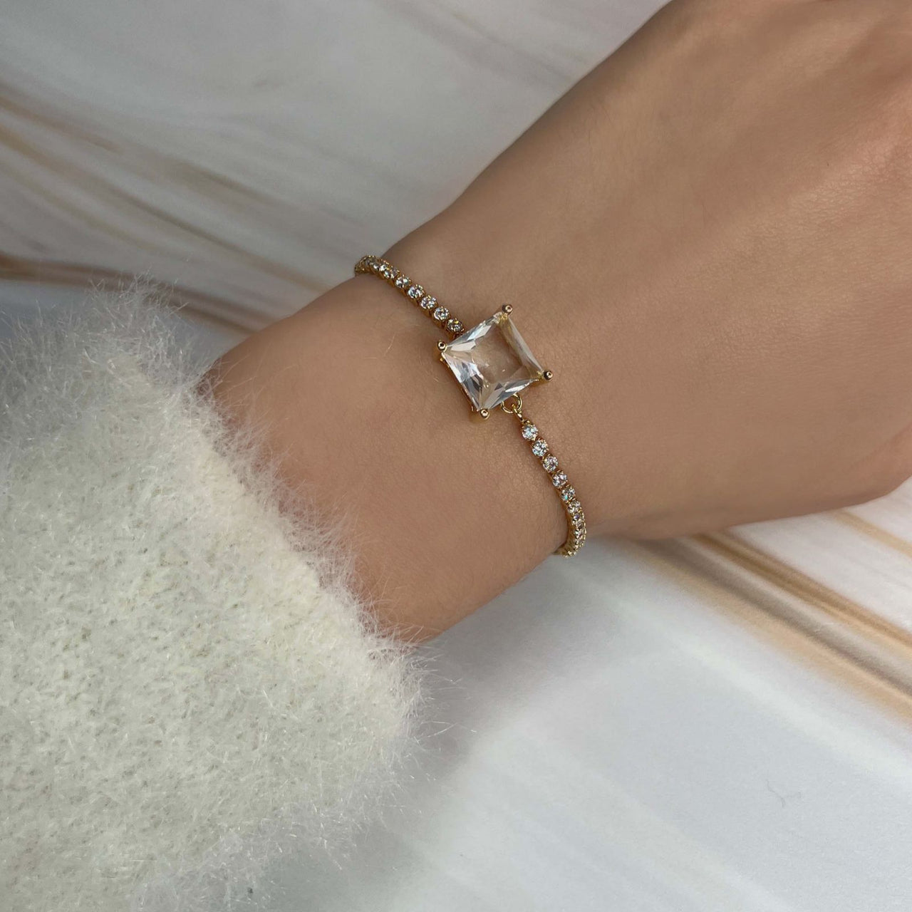 Clear princess zircon bracelete (NA58)