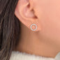 Micropave Circle Studs