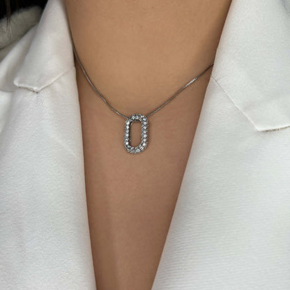 oval necklace (666)
