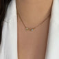 Safety Pin Necklace (1119)