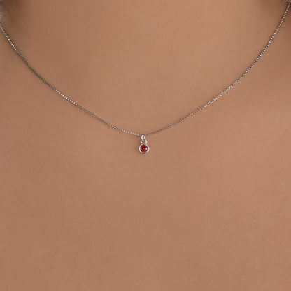 Colorful mini necklace (W011)