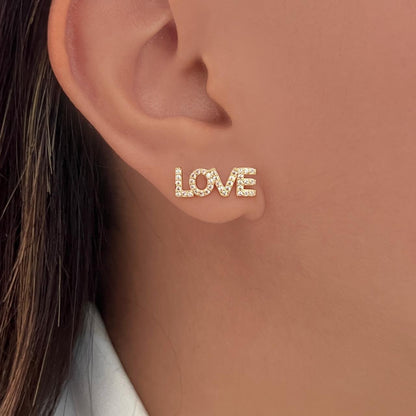 Love earring (973)